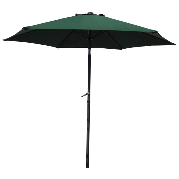 Picture of Outdoor 8 Foot Aluminum Umbrella - Forest Green