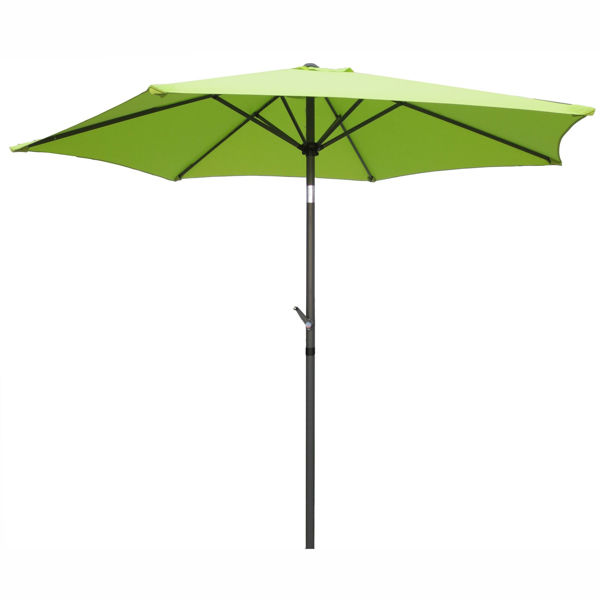 Picture of Outdoor 8 Foot Aluminum Umbrella - Light Green