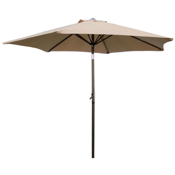 Picture of Outdoor 8 Foot Aluminum Umbrella - Khaki