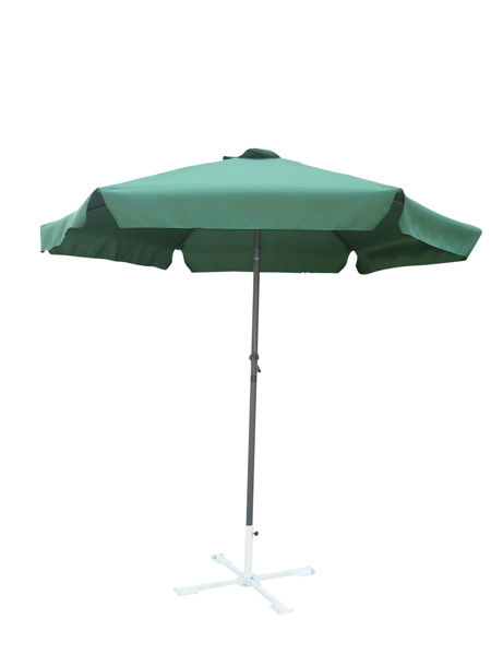 Picture of Outdoor 8 Foot Aluminum Umbrella - Forest Green