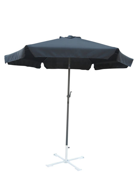 Picture of Outdoor 8 Foot Aluminum Umbrella - Black