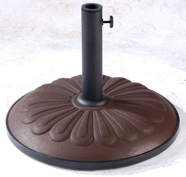 Picture of Resin Sunflower Umbrella Stand - Chocolate