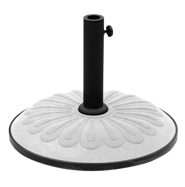 Picture of Resin Sunflower Umbrella Stand - White 