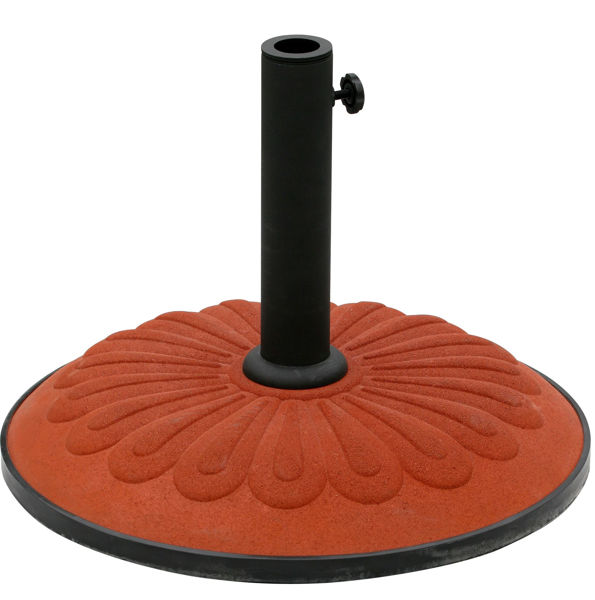 Picture of Resin Sunflower Umbrella Stand - Terra Cotta