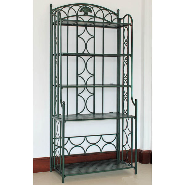 Picture of Iron 5-Tier Bakers Rack - Verdi Green