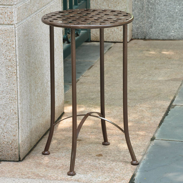 Picture of Mandalay Iron Round Table - Bronze