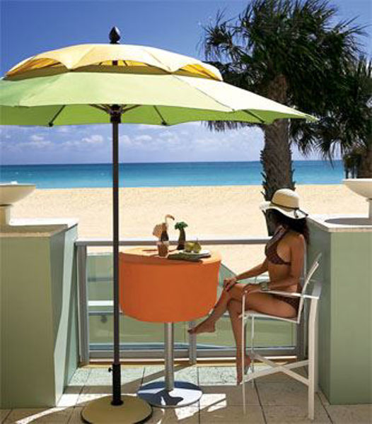 Picture of FiberBuilt 11 Ft South Beach Canopy Umbrella